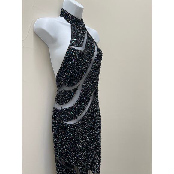 Super Sexy Peekaboo Sequin Gown - Picture 3 of 6